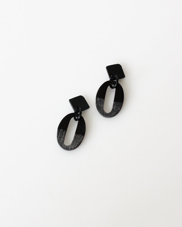 Natural Horn Earring No 3 - OPELLE bag opelle handbag opellecreative