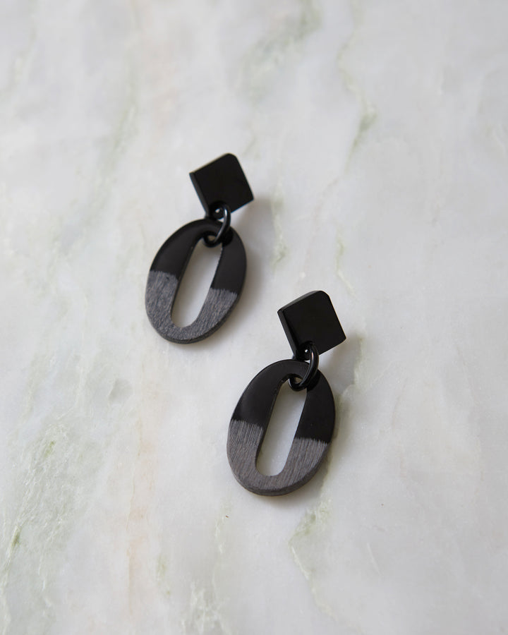 Natural Horn Earring No 3 - OPELLE bag opelle handbag opellecreative