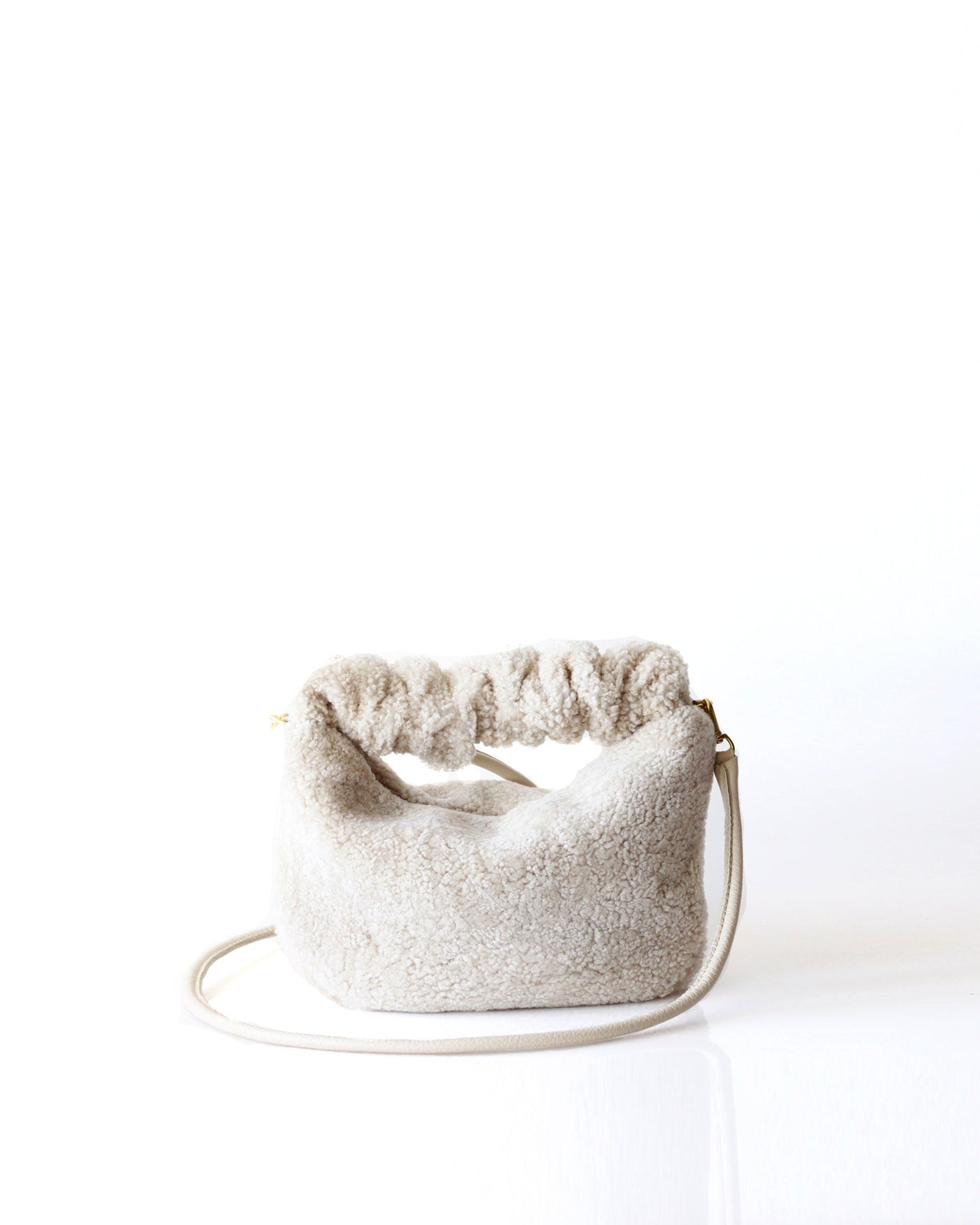 Evie Bundle | Curly Shearling Ivorine - OPELLE bag opelle handbag opellecreative