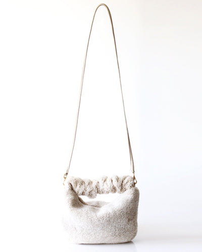 Evie Bundle | Curly Shearling Ivorine - OPELLE bag opelle handbag opellecreative