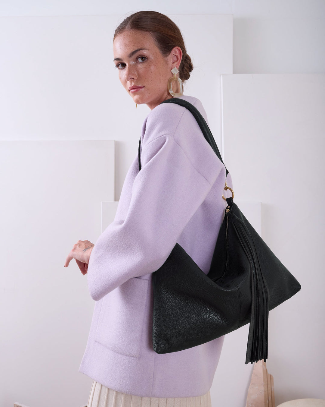 Helena Tassel Sling | Black