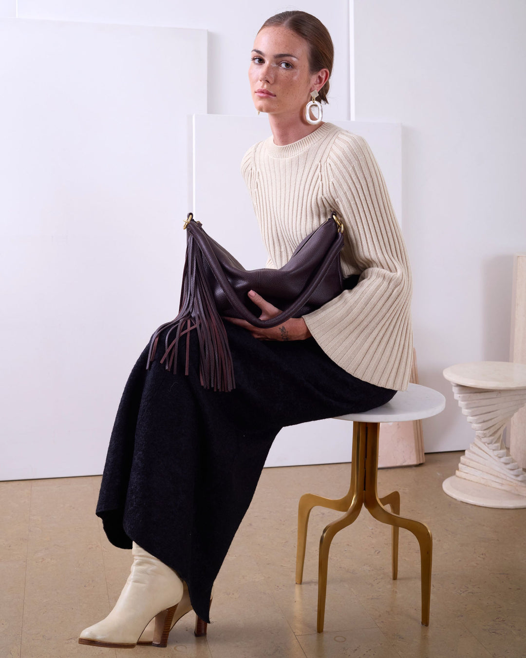 Helena Tassel Sling | Raisin