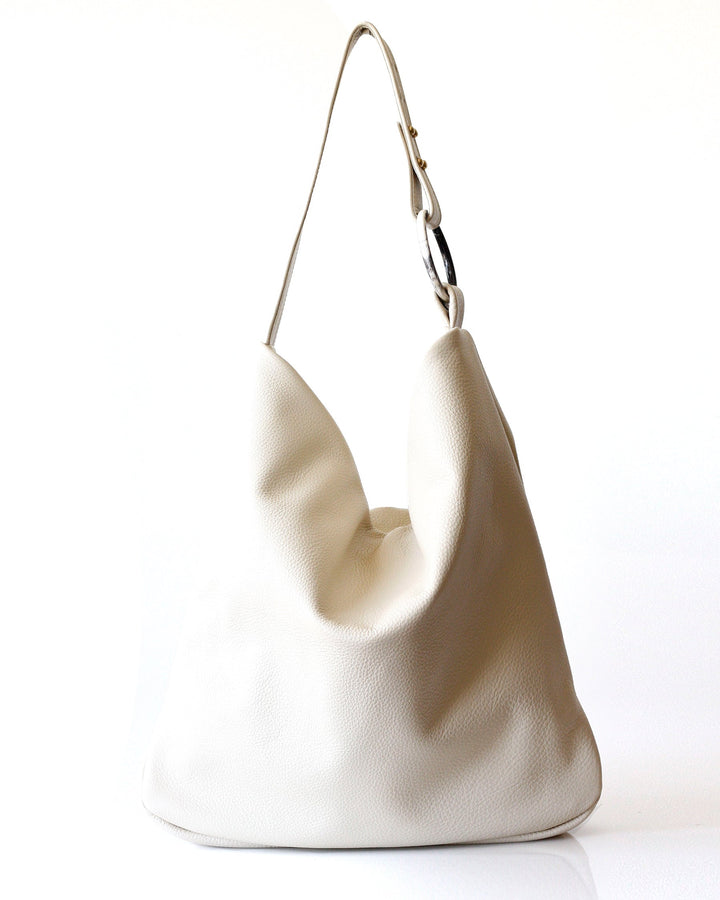Roberta Tote | Ivorine Pebbled