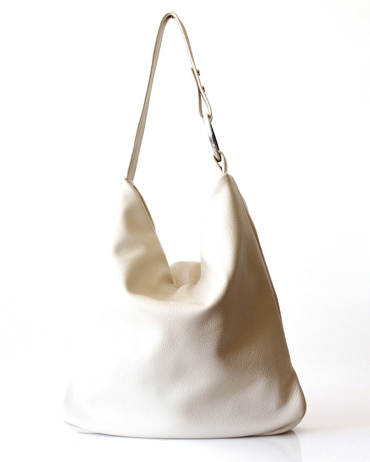 Roberta Tote | Ivorine Pebbled