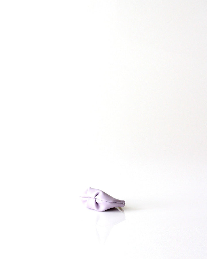Baby Pochette Coin Purse | Lilas - Opelle bag AW22 - Opelle leather handbag handcrafted leather bag toronto Canada