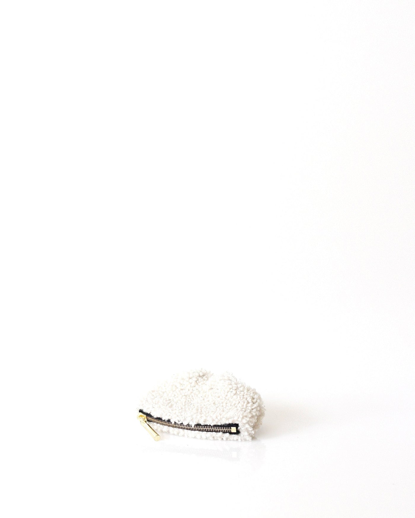 Baby Pochette Coin Purse | Shearling Lamb - OPELLE bag opelle handbag opellecreative